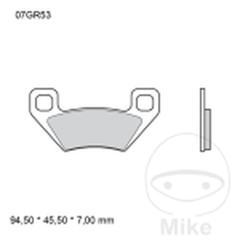 Pastillas de Freno Sinter SD Brembo 7322100 | Motos Camaral