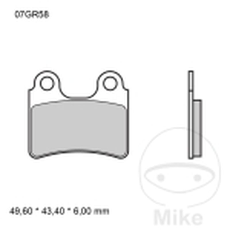 Pastillas de Freno Sinter SX Brembo 7323264 | Motos Camaral