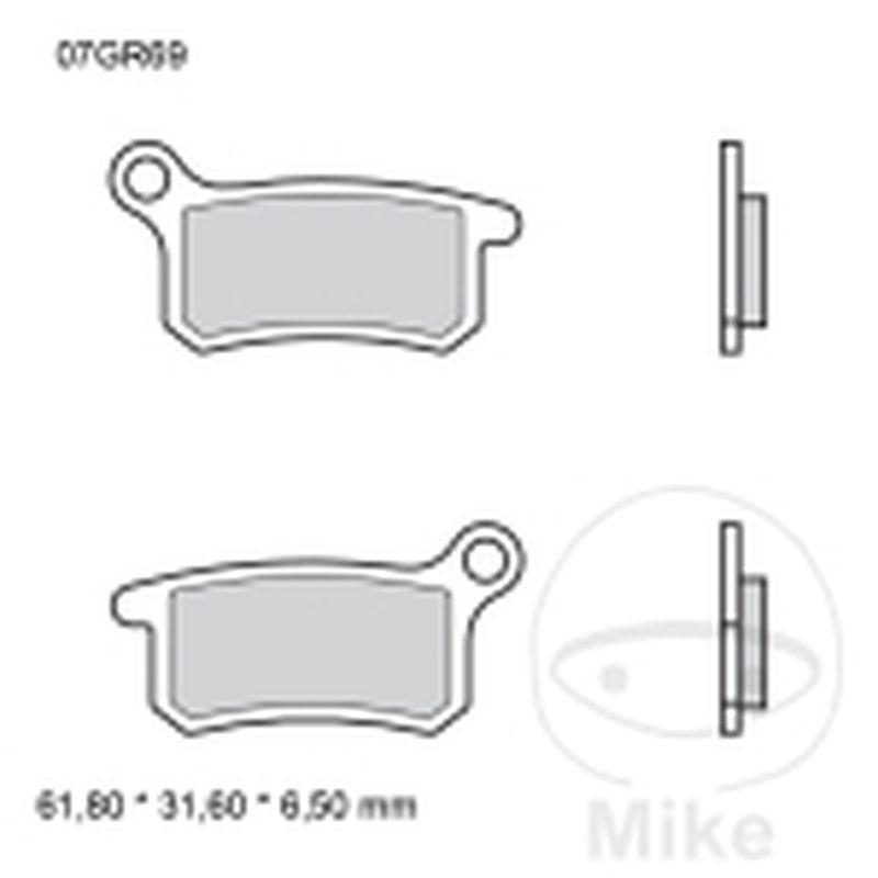 Pastillas de Freno Sinter SD Brembo 7320658 | Motos Camaral