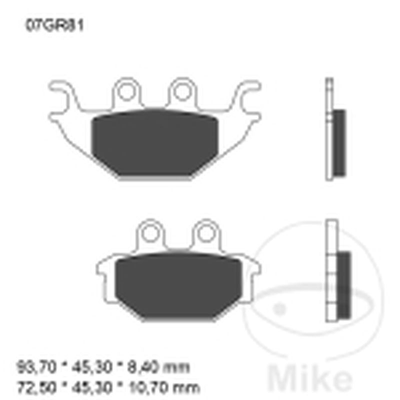 Pastillas de Freno Brembo CA KE CC | Motos Camaral