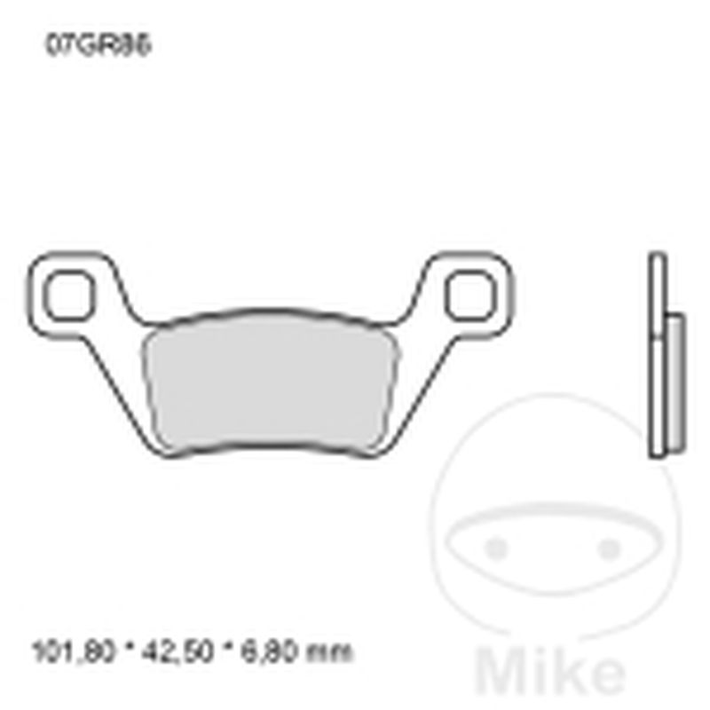Pastillas de Freno Sinterizadas SD Brembo | Motos Camaral