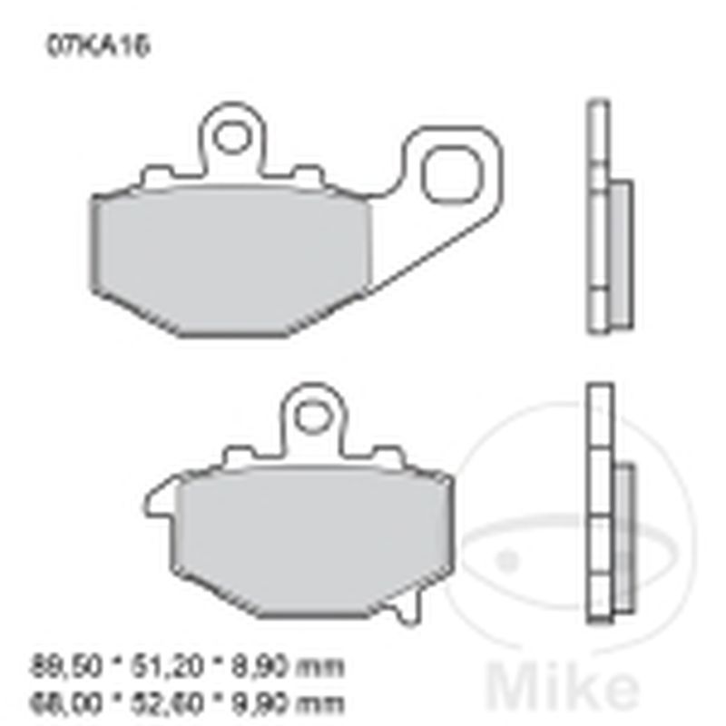 Pastillas de Freno Sinter Trasero SP Brembo | Motos Camaral