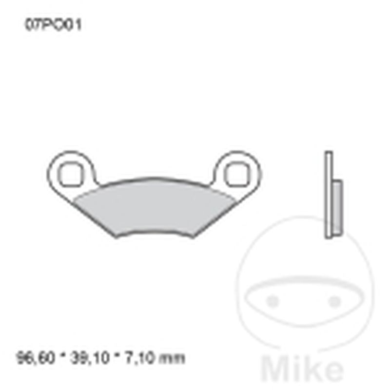 Pastillas de Freno Sinter SD Brembo 7325426 | Motos Camaral