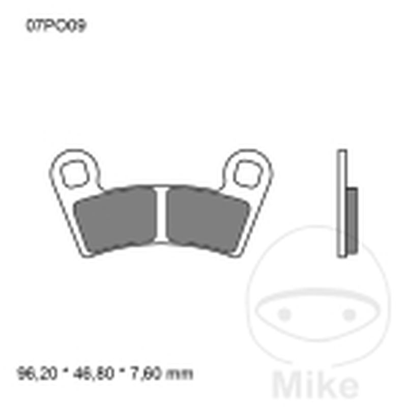 Pastillas de Freno Sinter SD Brembo 7370015 | Motos Camaral