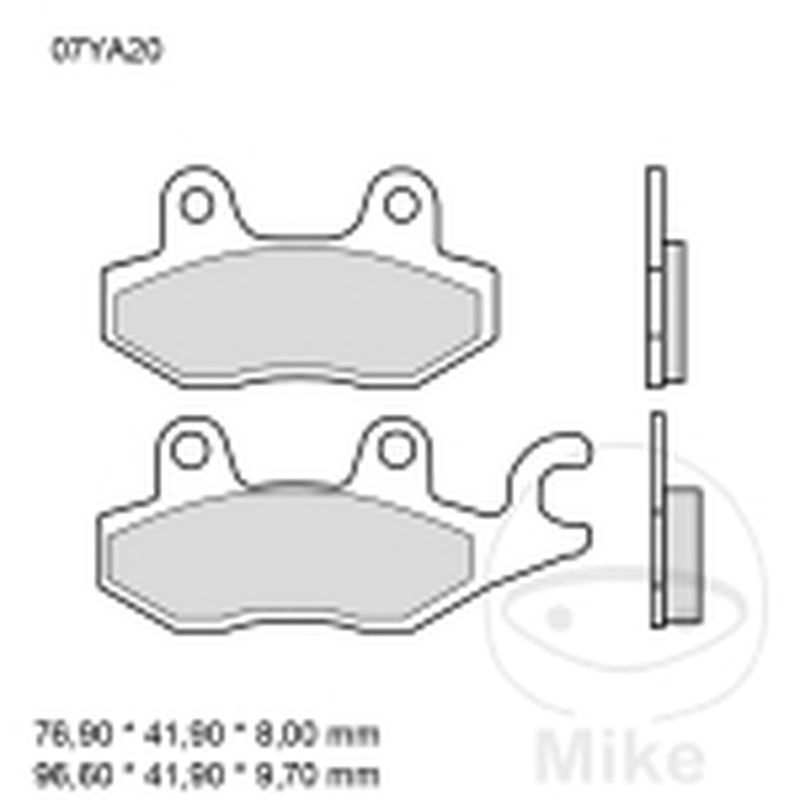 Pastillas de Freno Sinter Trasero SP Brembo | Motos Camaral