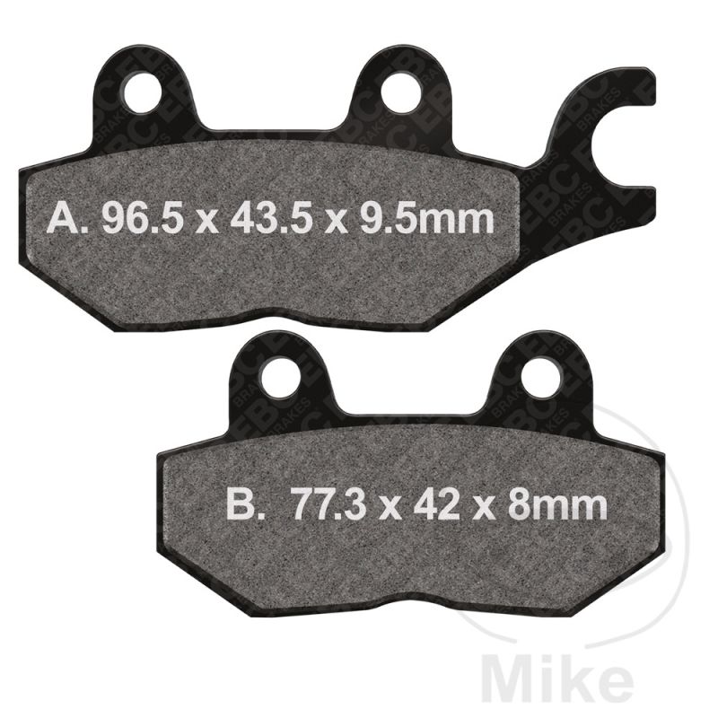 Pastillas de Freno Estándar EBC 7872237 | Motos Camaral