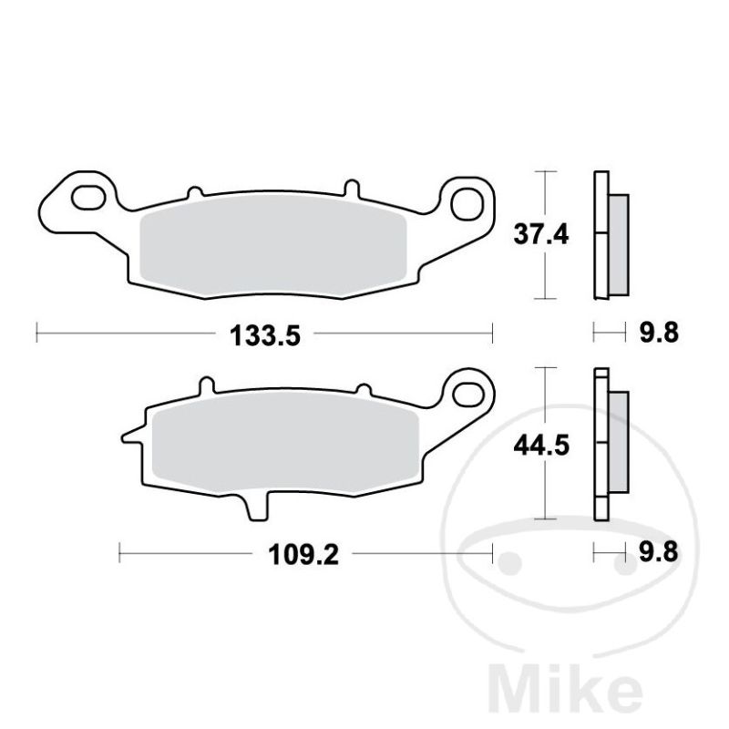 Pastillas de Freno Sinter Trasero TRW 7377047 | Motos Camaral