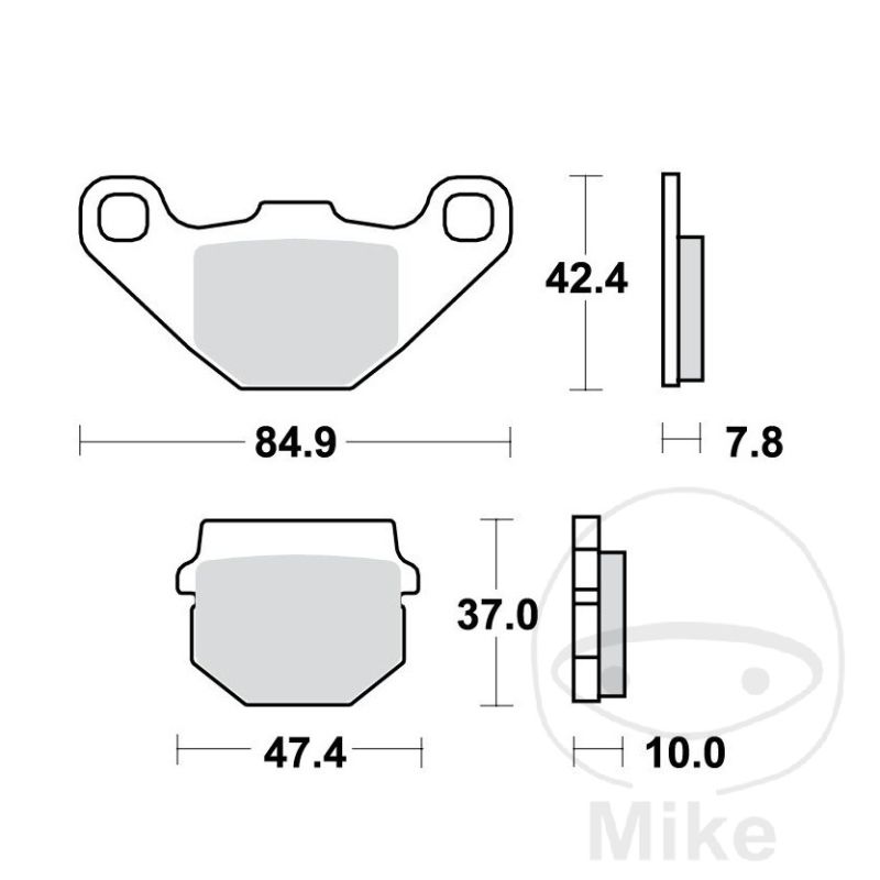 Pastillas de Freno Estándar TRW 7326853 | Motos Camaral