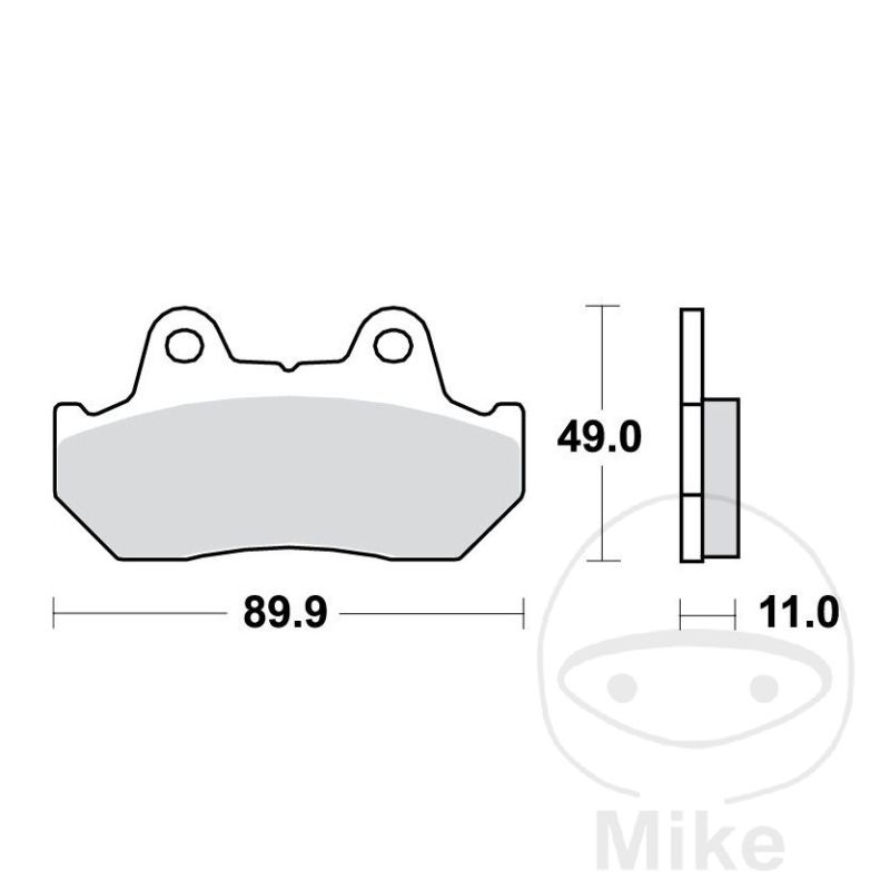 Pastillas de Freno Sinter Traseras TRW 7328545 | Motos Camaral