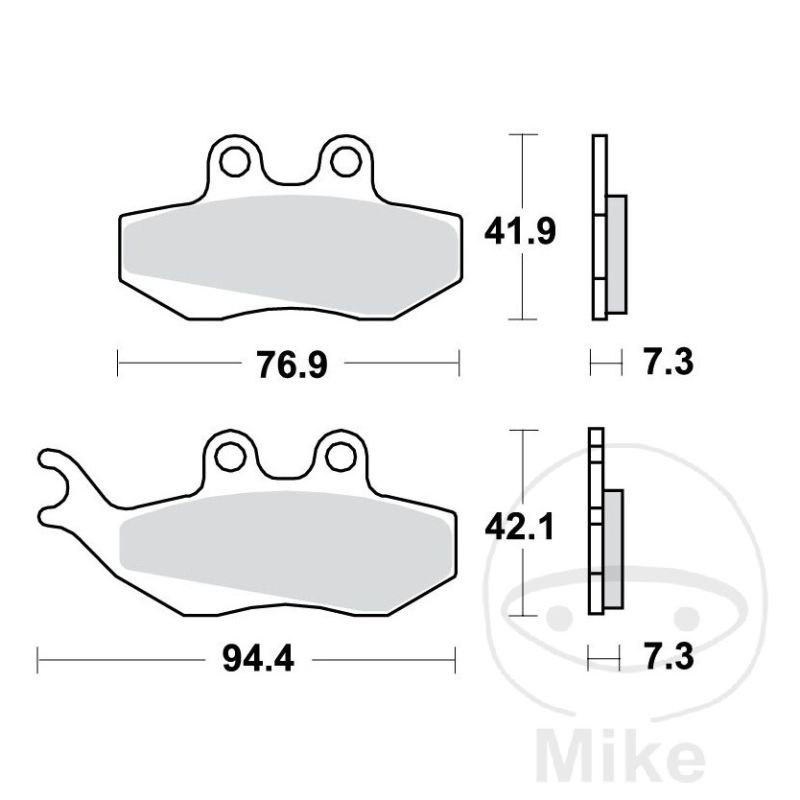 Pastillas de Freno Eco TRW 7320524 | Motos Camaral