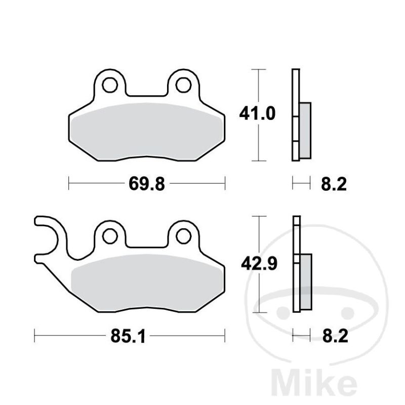 Pastillas de Freno Eco TRW 7320536 | Motos Camaral