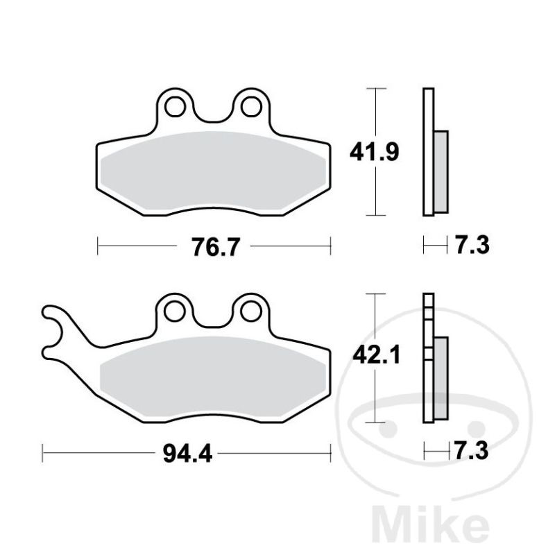Pastillas de Freno Eco TRW 7320211 | Motos Camaral