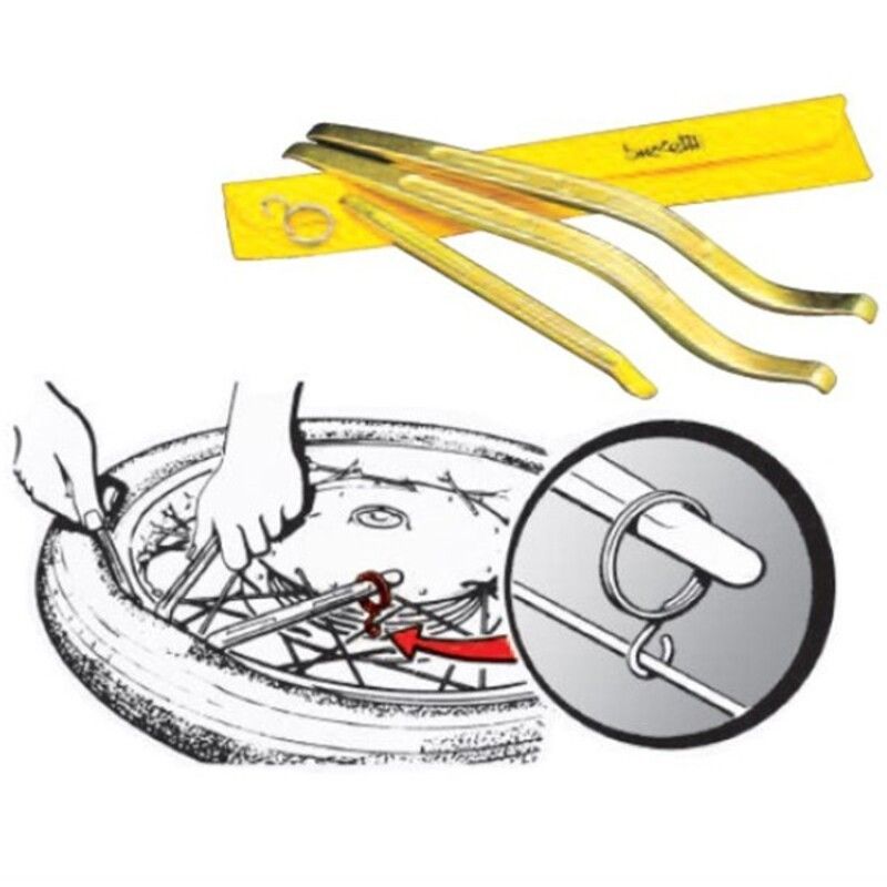 Kit 3 desmontables pro 2 curvos x350mm y 1 recto x240mm BUZZETTI - motoscamaralweb.com