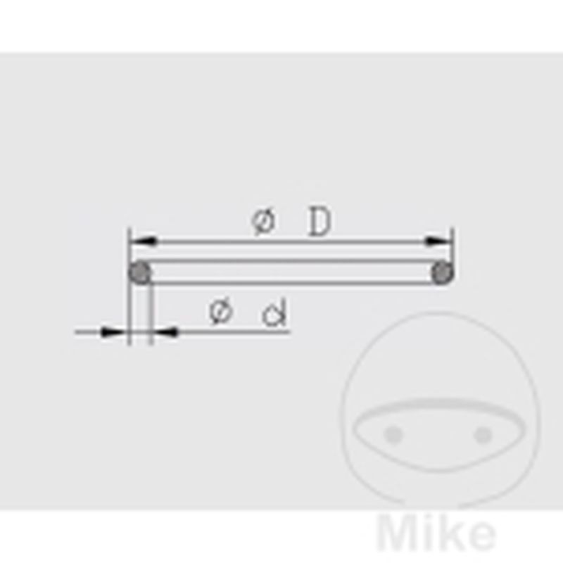 O-Ring 1.5 x 25 mm para Amortiguador Kayaba | Motos Camaral