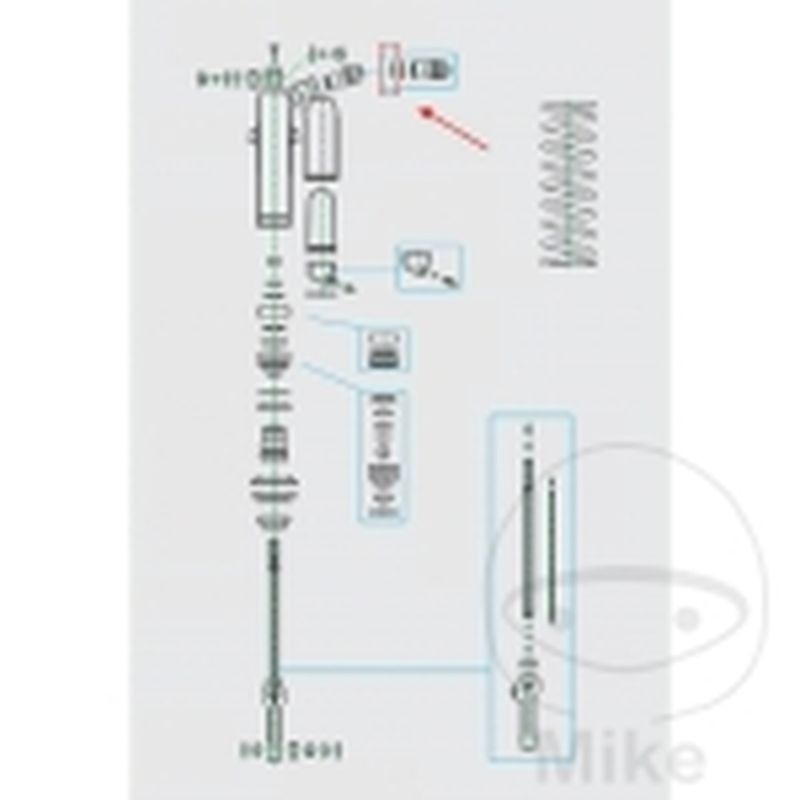 O-Ring 1.5 x 25 mm para Amortiguador Kayaba | Motos Camaral