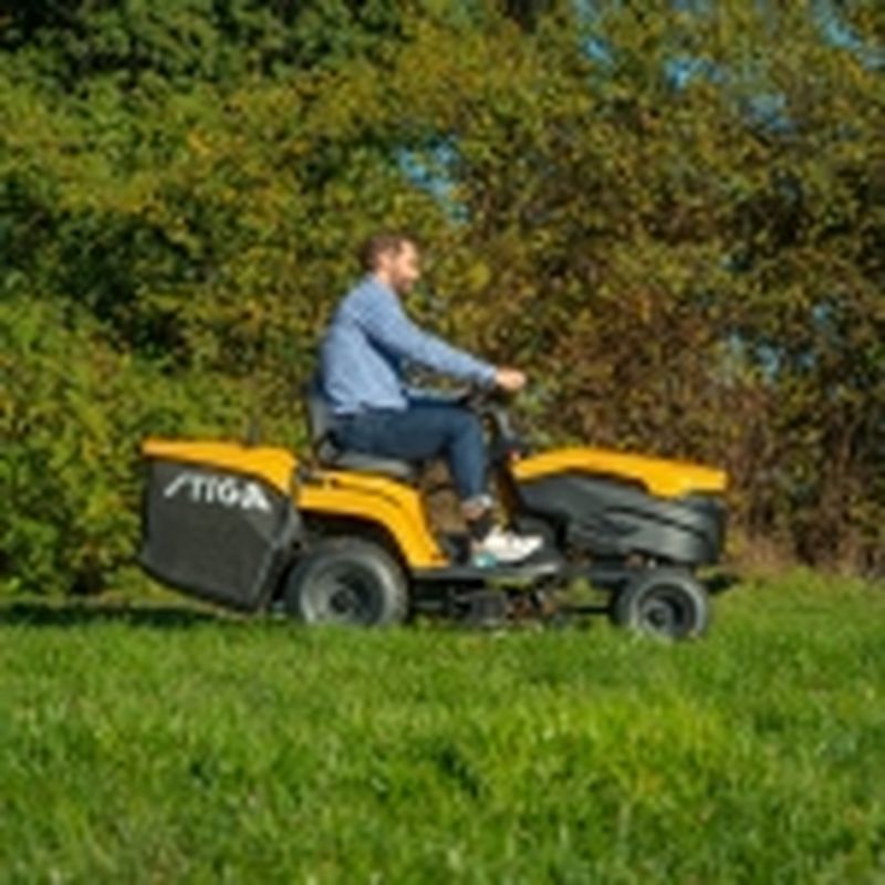 STIGA Tractor de batteria Estate 384e - motoscamaralweb.com