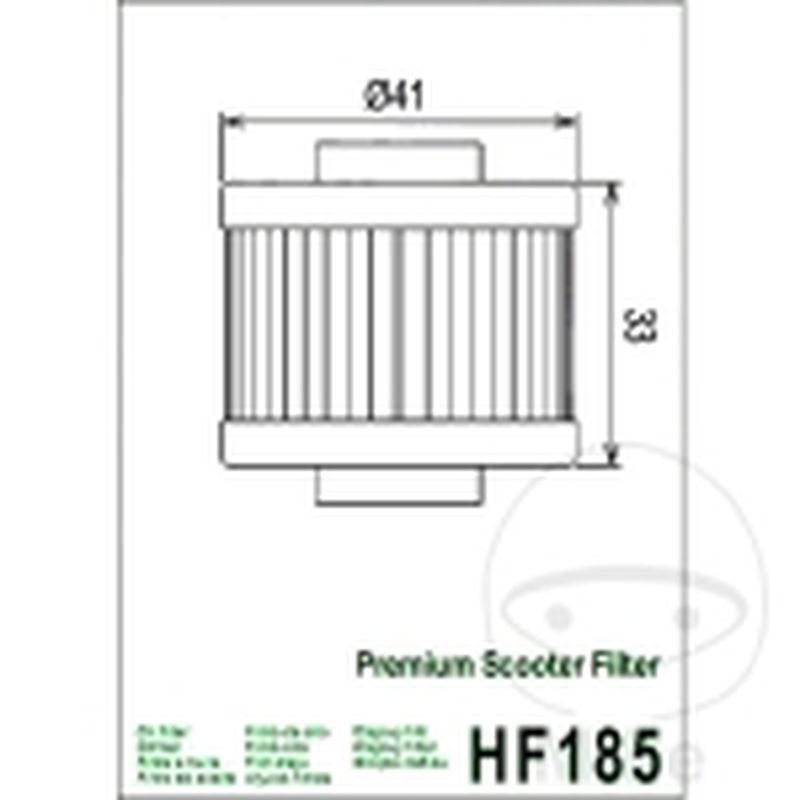 Filtro de Aceite Scooter Hiflo 7620487 | Motos Camaral