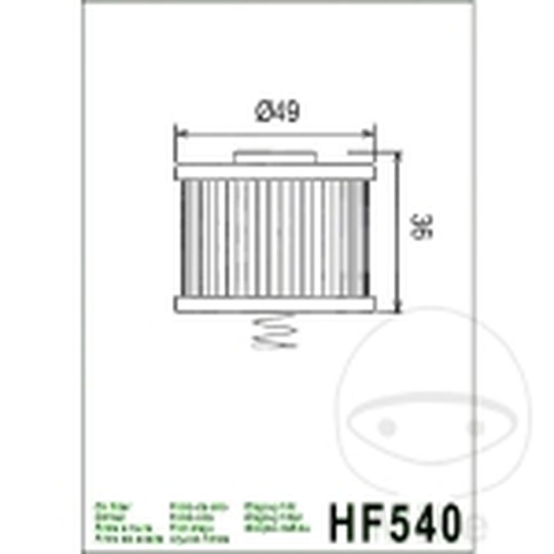Filtro de Aceite Hiflo | Recambios Moto | Motos Camaral