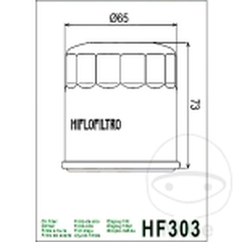 Filtro de Aceite Hiflo | Recambios Moto | Motos Camaral