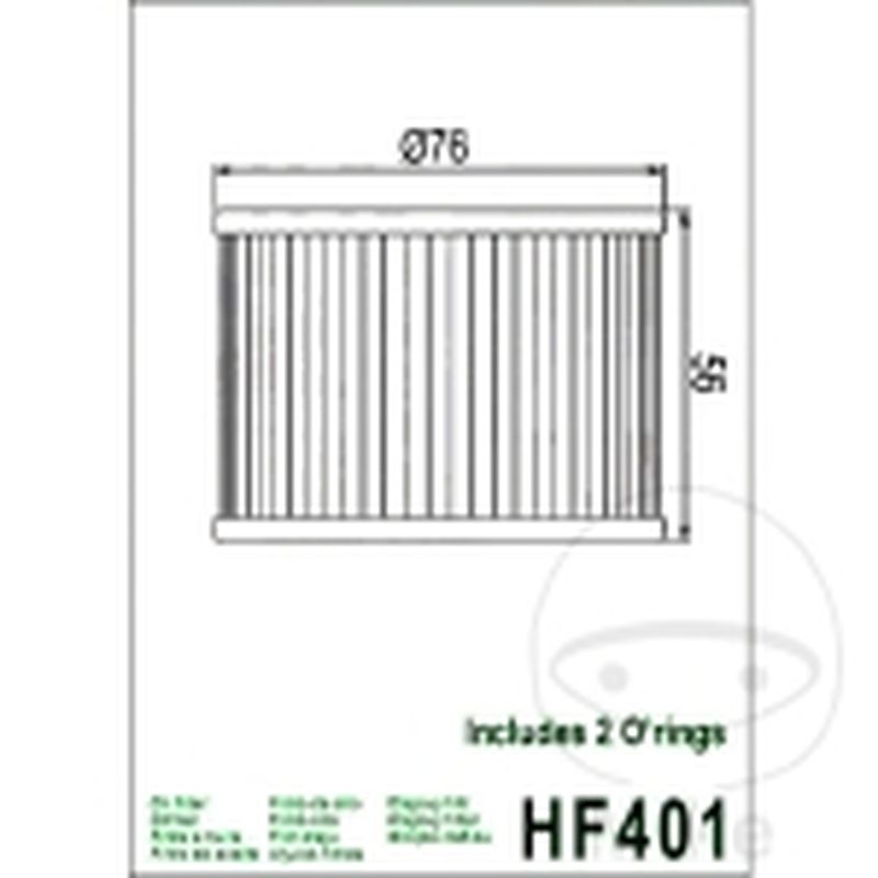 Filtro de aceite Hiflo 7230283 | Motos Camaral