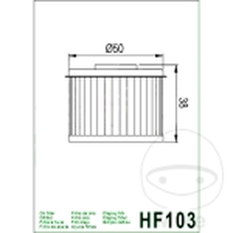 Filtro de Aceite Hiflo | Recambios Moto | Motos Camaral