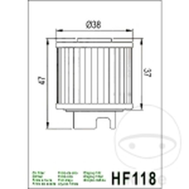 Filtro de Aceite Hiflo | Recambios Moto | Motos Camaral