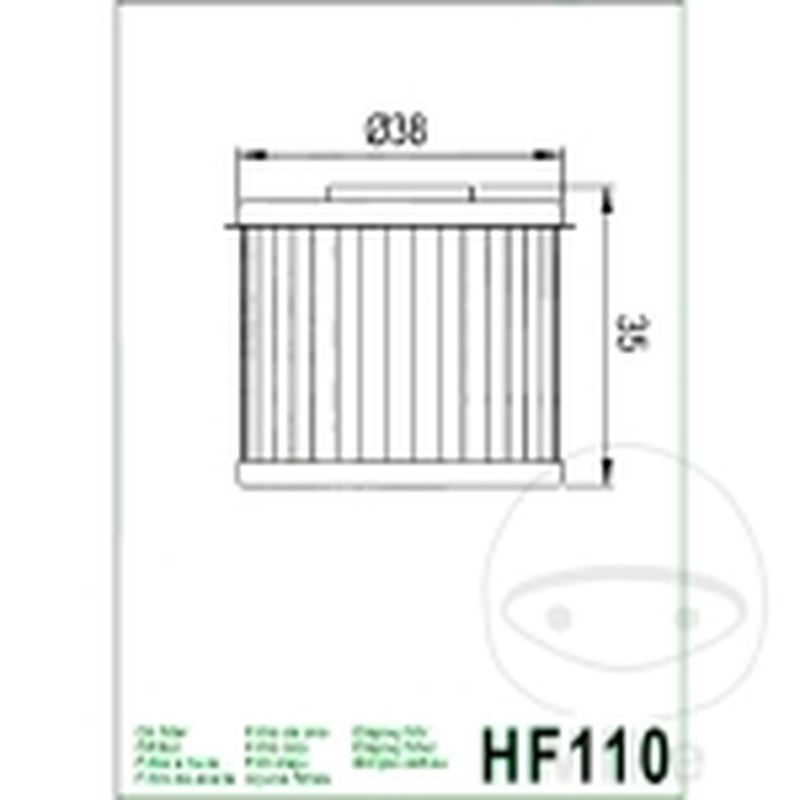Filtro de Aceite Hiflo | Recambios Moto | Motos Camaral