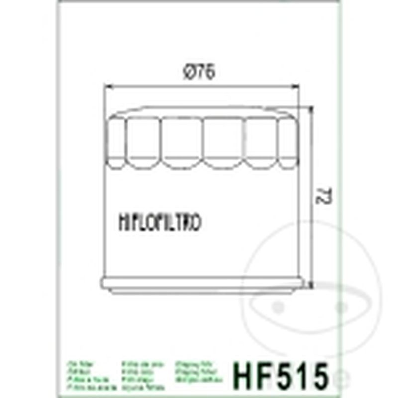 Filtro de aceite Hiflo 3136744/3106911 | Motos Camaral