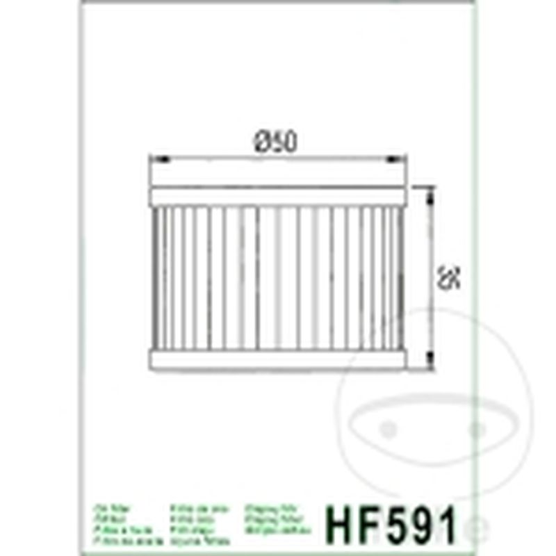 Filtro de Aceite Hiflo | Recambios Moto | Motos Camaral
