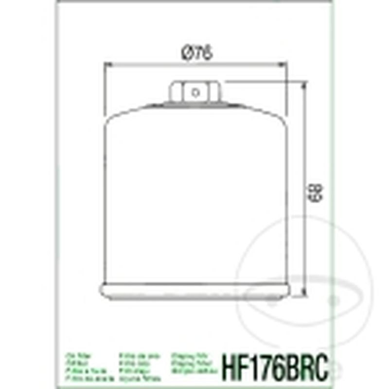 Filtro de Aceite Racing Hiflo | Motos Camaral