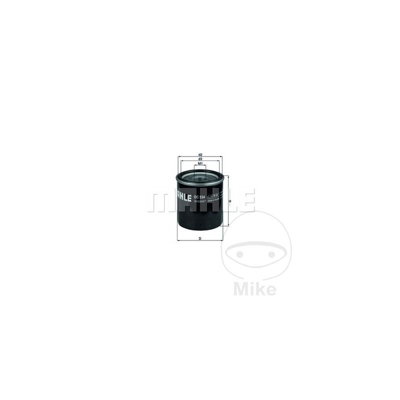 Filtro de Aceite OC534 Mahle | Motos Camaral