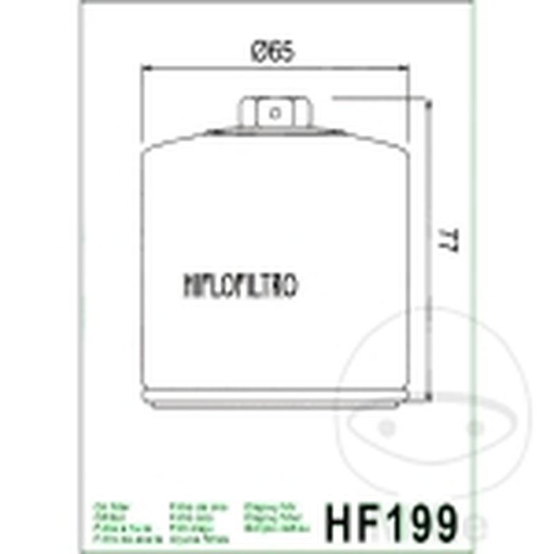 Filtro de Aceite Hiflo | Recambios Moto | Motos Camaral