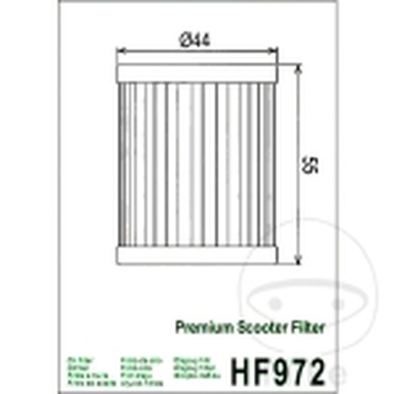 Filtro de Aceite Scooter Hiflo | Motos Camaral