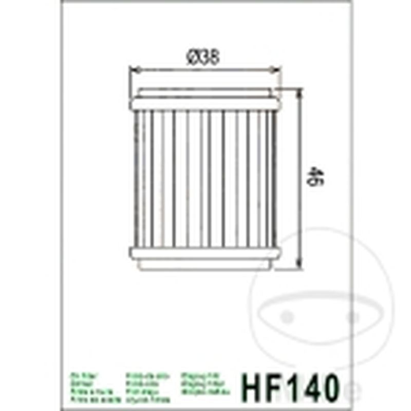 Filtro de Aceite Hiflo | Recambios Moto | Motos Camaral