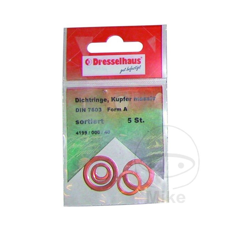 Anillo de Sellado Kit Cobre Masivo 7603A (5 uds) | Motos Camaral