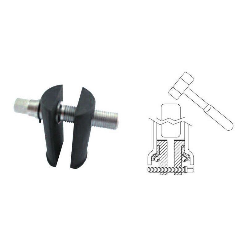 Extractor de anillos de rodamientos del tubo de dirección. diámetros de 30 a 68mm BUZZETTI - motoscamaralweb.com