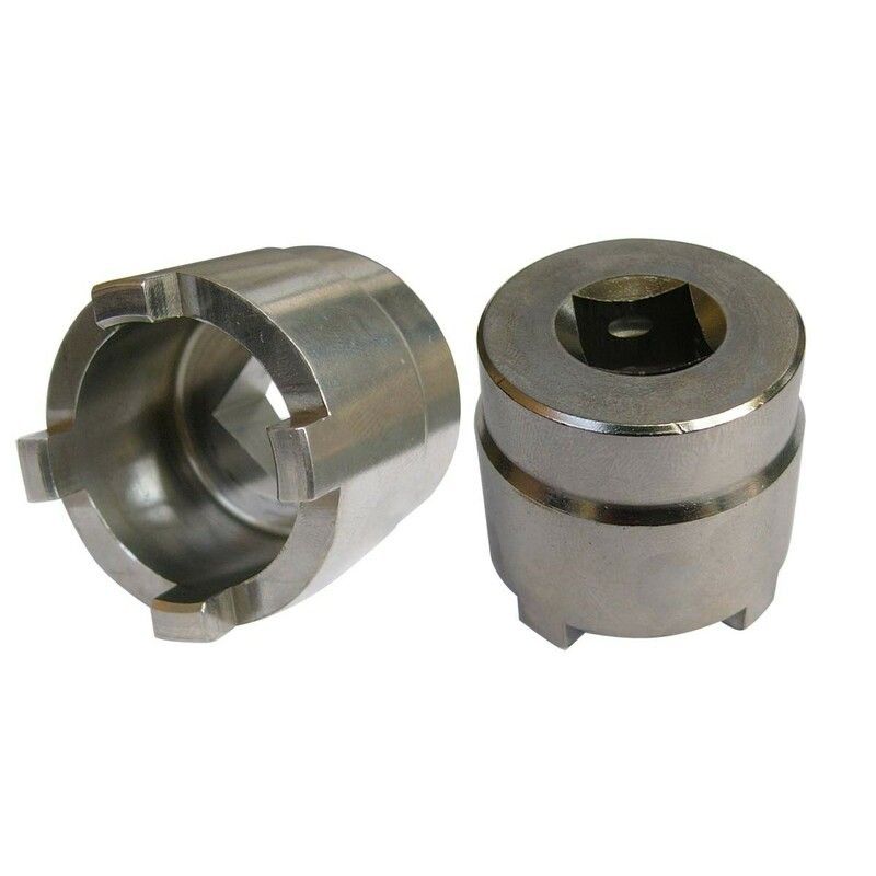 Vaso almenado cilíndrico para eje oscillante/chasis JMP Øint28.5mm /Øext37mm 4 muescas Kawasaki - motoscamaralweb.com