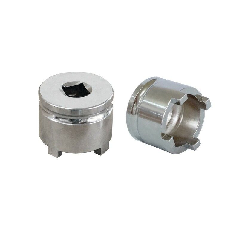 Vaso almenado cilíndrico para eje oscillante/chasis JMP Øint34mm /Øext43mm 4 muescas Kawasaki - motoscamaralweb.com