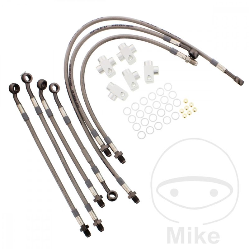 Kit Latiguillos de Freno Metálicos 7 Piezas | Motos Camaral