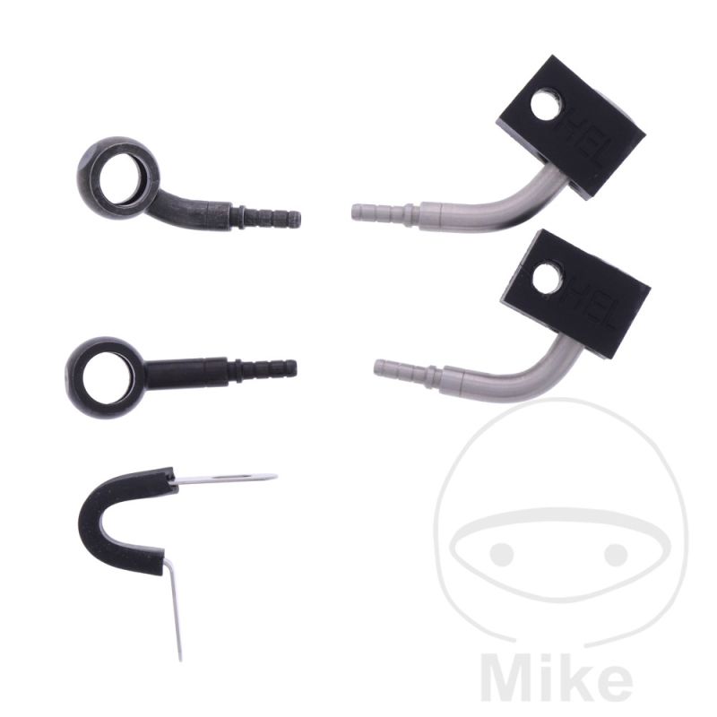 Latiguillo de Freno Metálico Kit 2 Piezas Negro | Motos Camaral