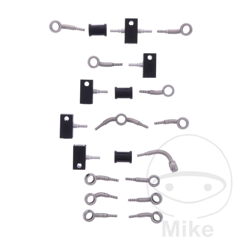 Kit Latiguillo de Freno Metálico 10 Piezas | Motos Camaral