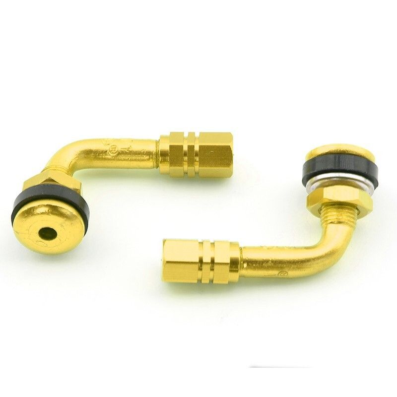 Kit 2 válvulas moto anodizadas V PARTS Oro - motoscamaralweb.com