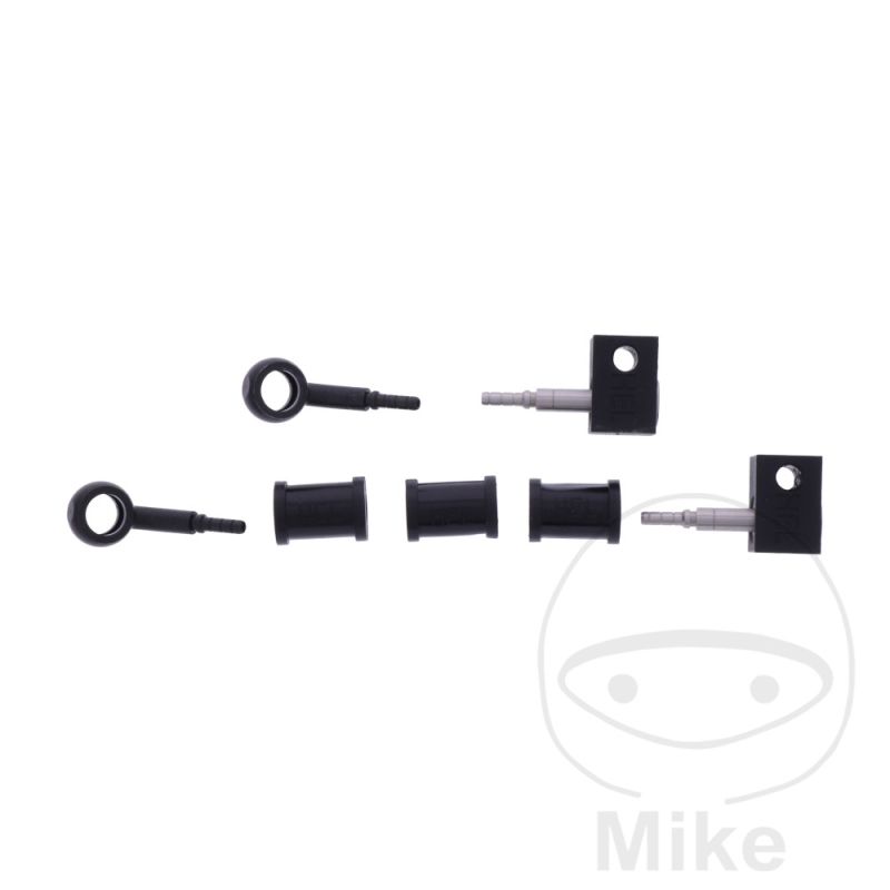 Latiguillo de Freno Metálico Kit 2 Piezas Negro | Motos Camaral