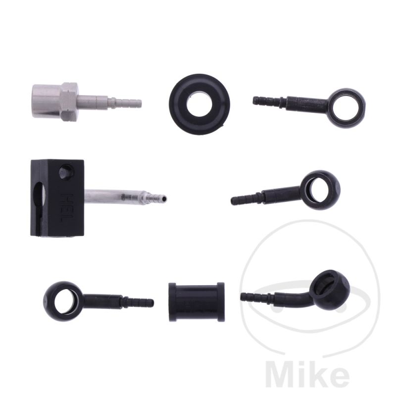 Latiguillo de Freno Metálico Kit 3 Piezas Negro | Motos Camaral