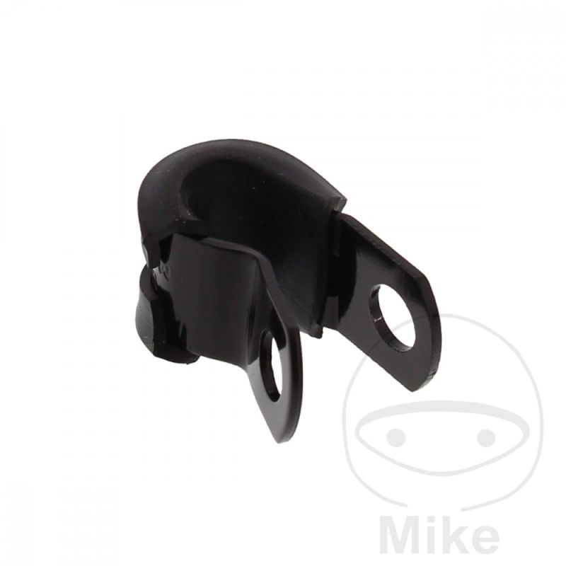 Soporte Latiguillo de Freno 6mm Aluminio Negro | Motos Camaral