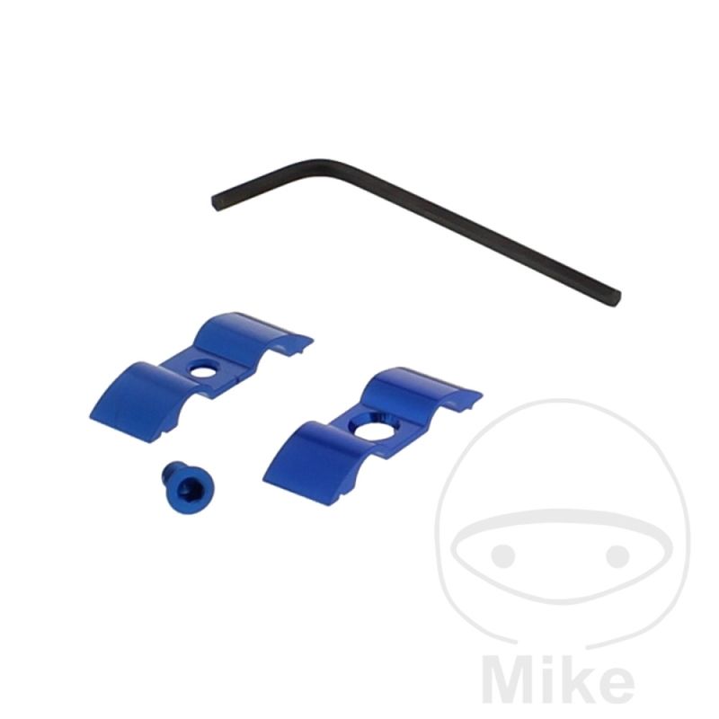Soporte Latiguillo Freno JMP Bolt 7mm Doble Azul | Motos Camaral