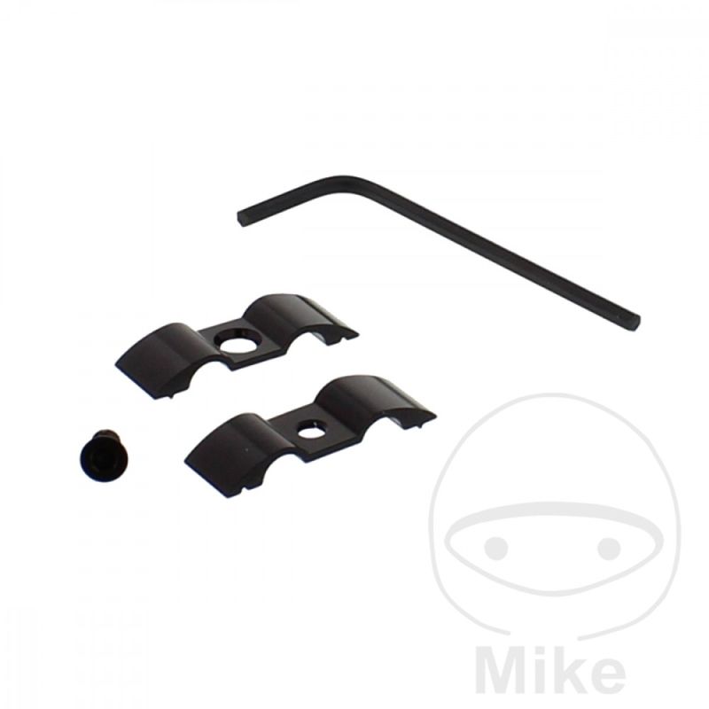Soporte Latiguillo de Freno JMP Bolt 7 mm Doble Alu Negro | Motos Camaral