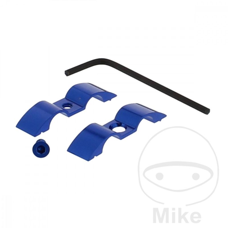 Soporte Latiguillo Freno JMP Bolt 9mm Doble Azul | Motos Camaral