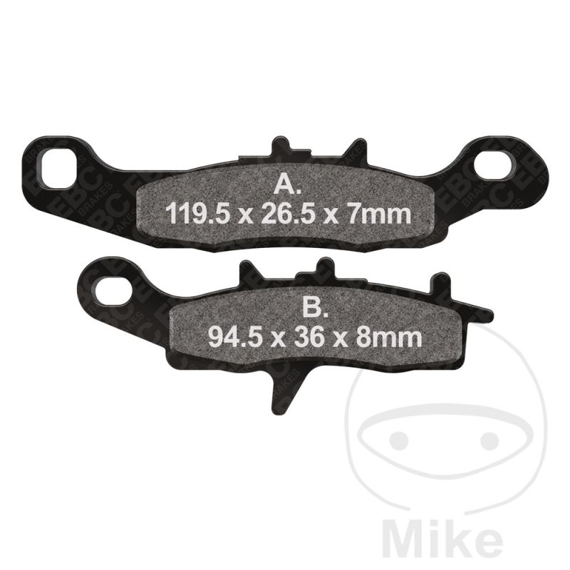 Pastillas de Freno Estándar EBC 7875438 | Motos Camaral