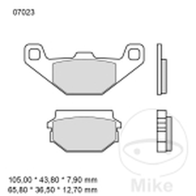 Pastillas de Freno CC Scooter Brembo 7321623 | Motos Camaral